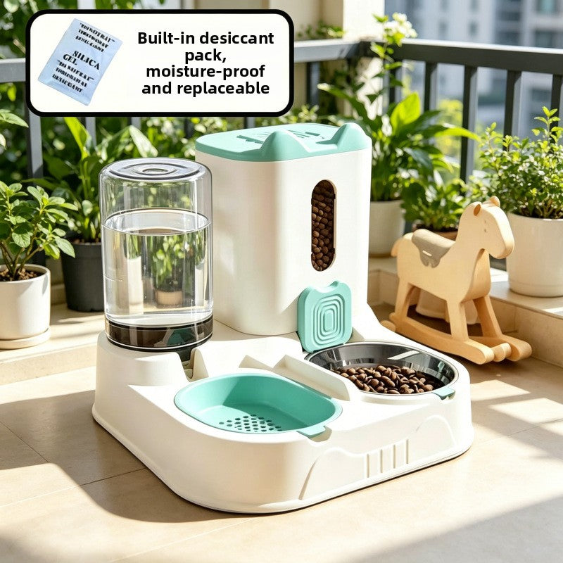 Pet Food and Water Bowl Set