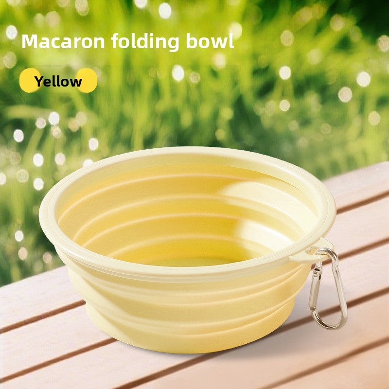 Foldable Silicone Pet Bowl for Outdoor Travel