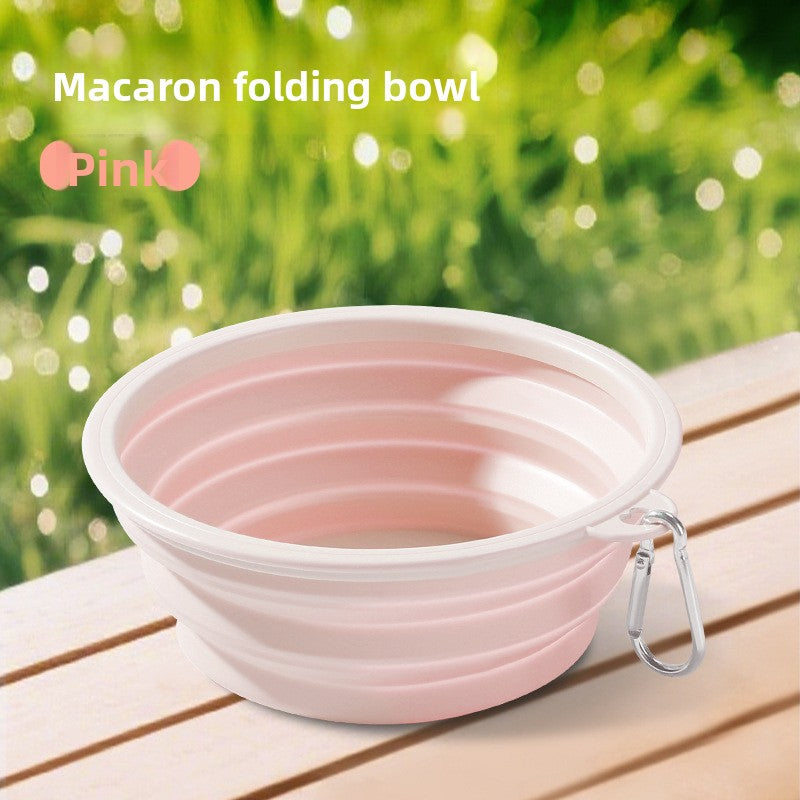 Foldable Silicone Pet Bowl for Outdoor Travel