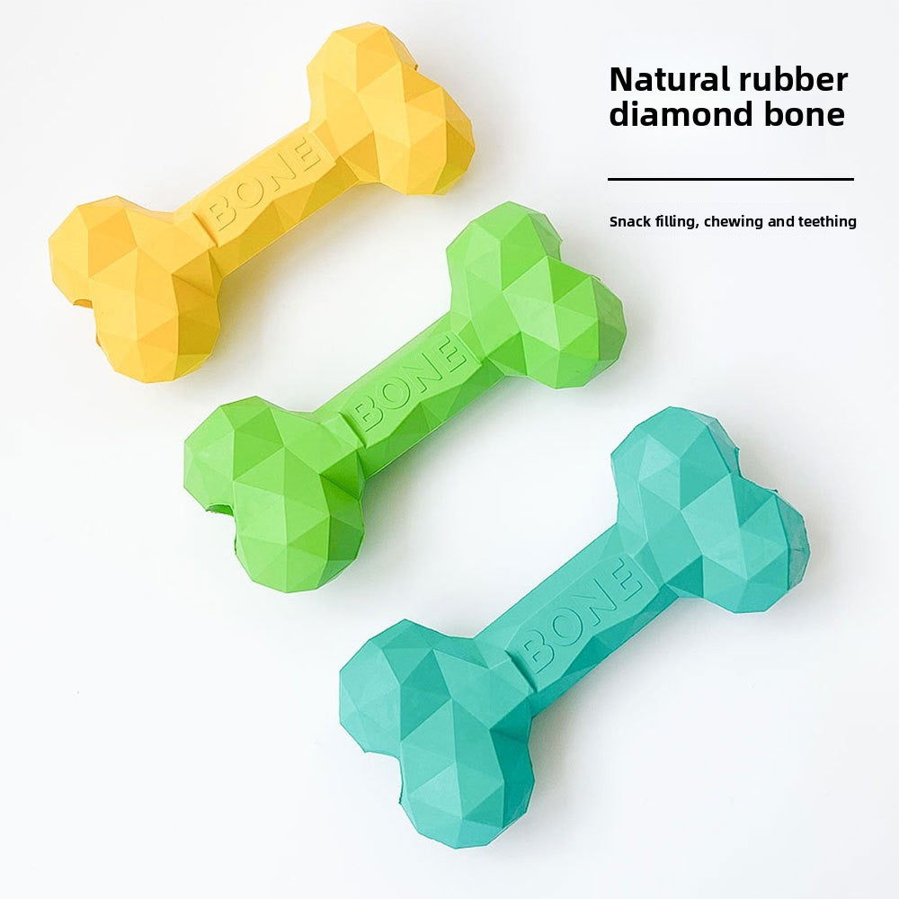 Pet Food-Dispensing Bone Toys