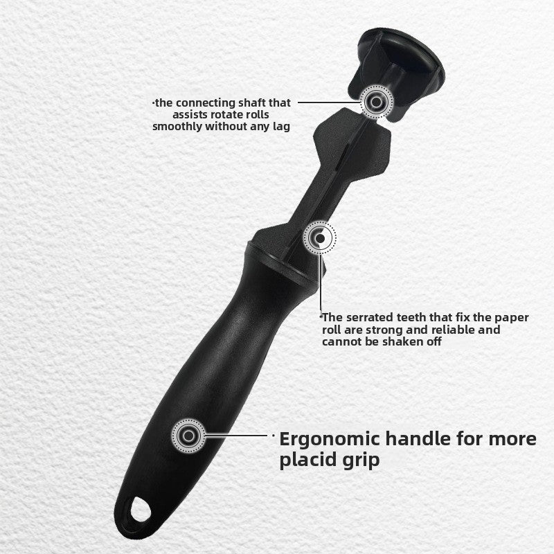 Lint Roller with Slant-Cut Refills for Fabric and Pet Hair