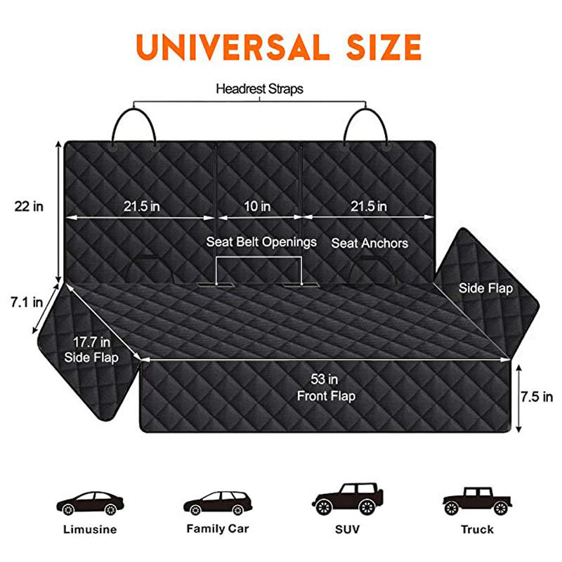 Waterproof Rear-Seat Pet Mat