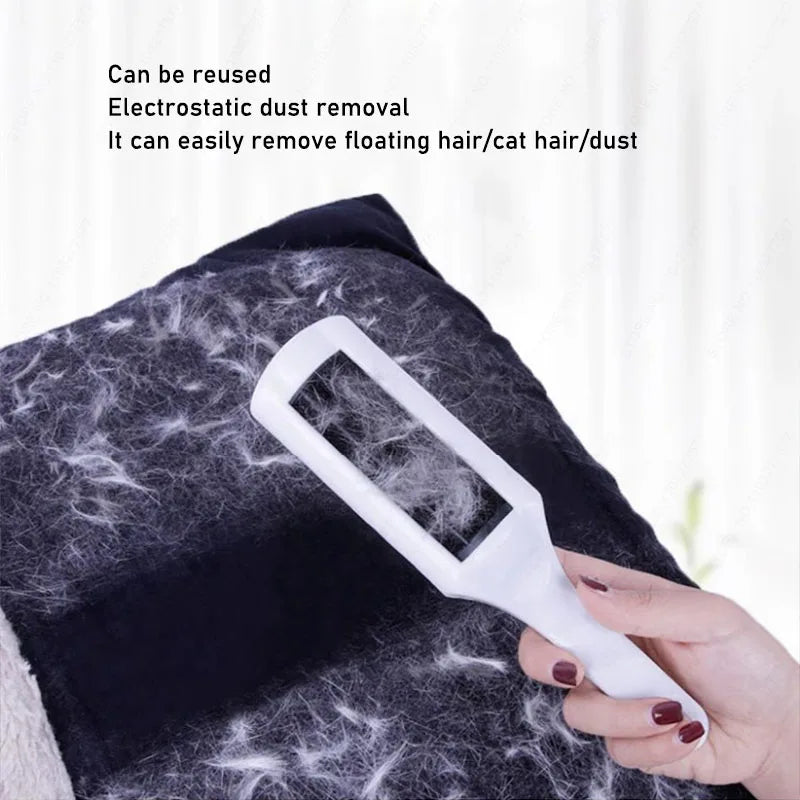 Clothes Lint Remover Electrostatic Brush Portable Coat Sweater Dry Cleaning Lint Removal Brush Pet Sticky Lint Remover