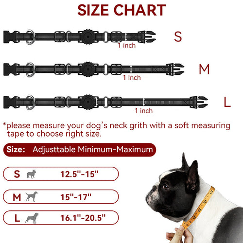 AirTag-Compatible Pet Collar Holder