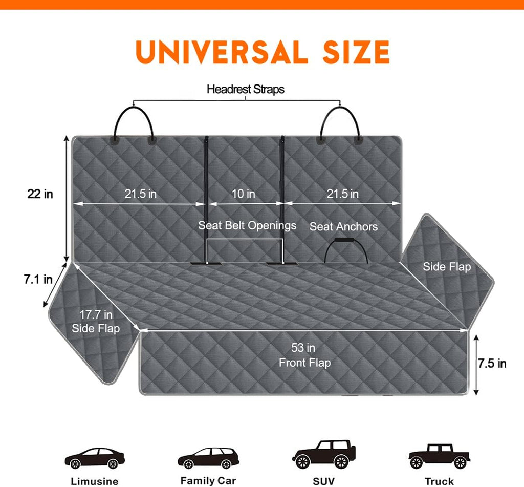 ComfortCar Seat Cover - Grey