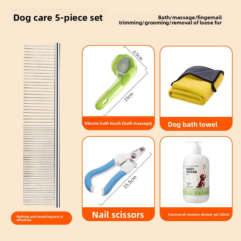 Pet Grooming and Bathing Kit