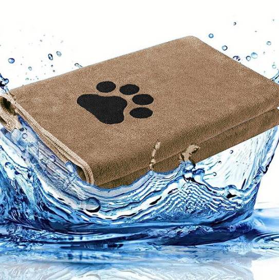 Quick-Dry Microfiber Pet Bath Towel