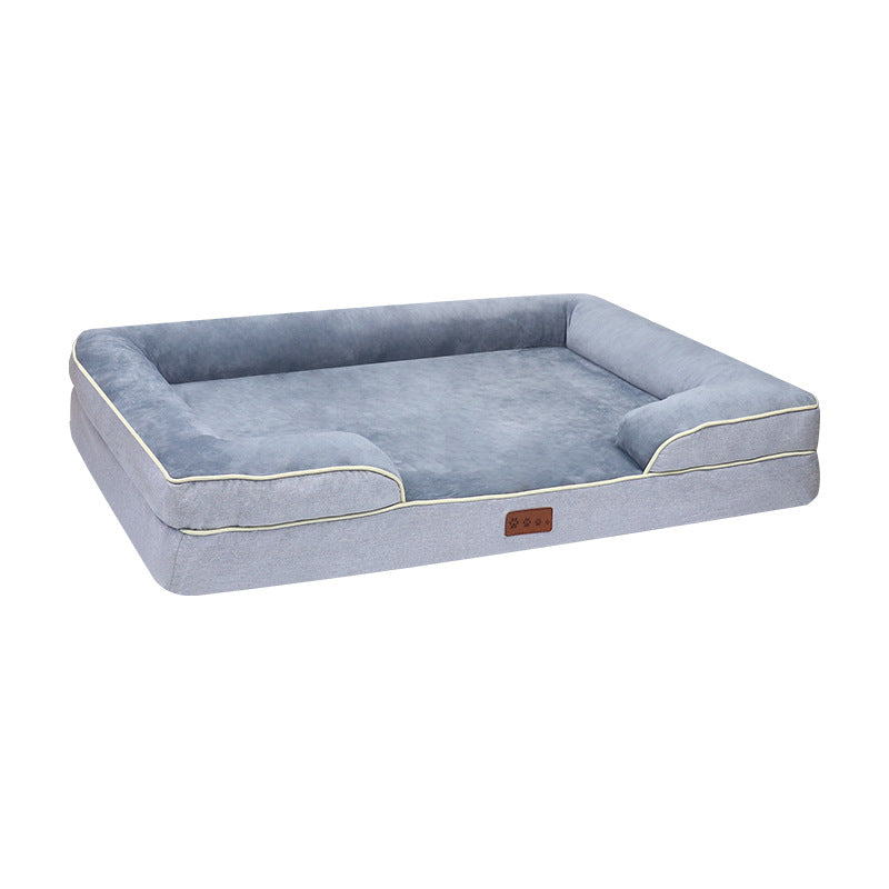 Removable Washable Memory Foam Pet Sofa Bed for Medium Large Dogs