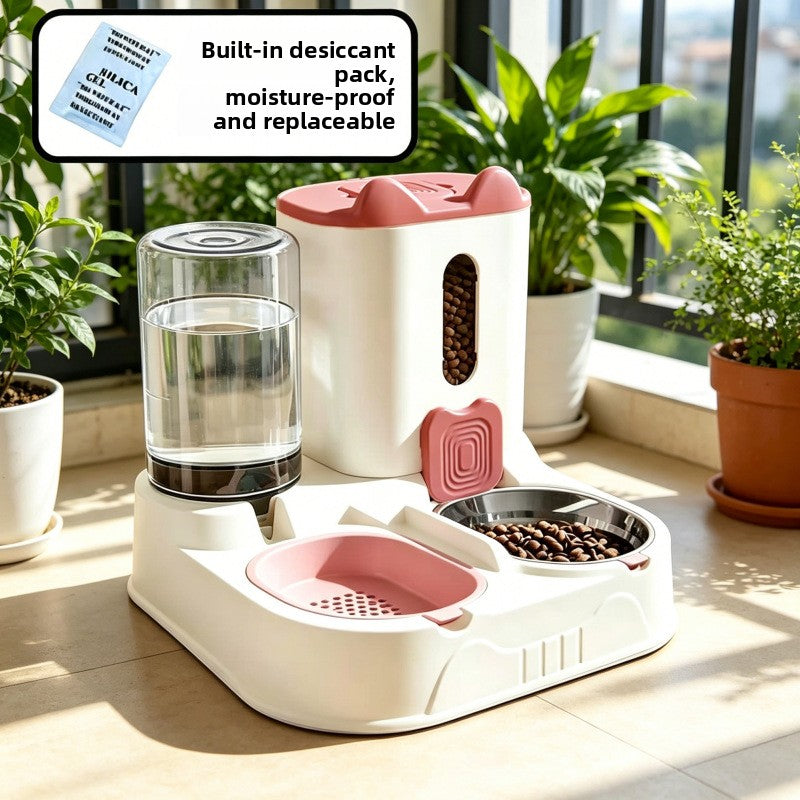 Pet Food and Water Bowl Set