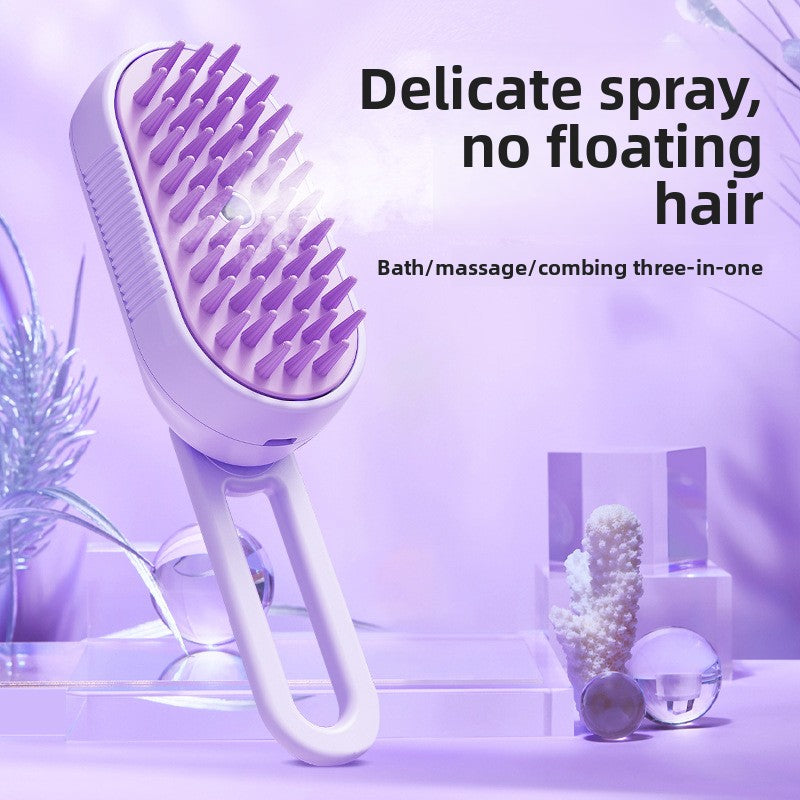 Pet Spray Massage Comb Cat Steam Comb Hair Comb