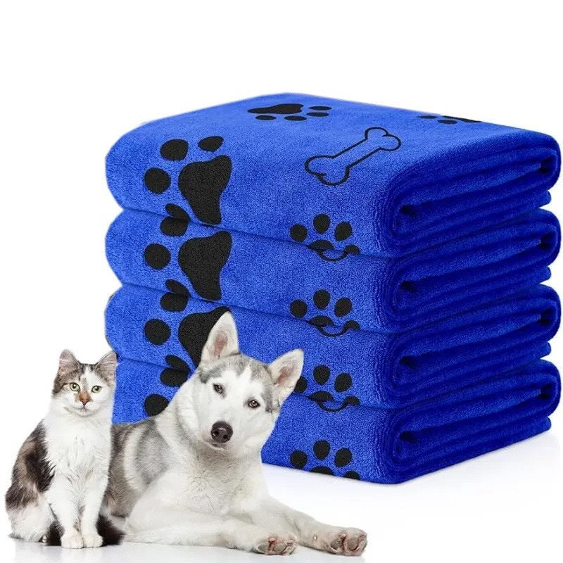 Quick-Dry Microfiber Pet Bath Towel