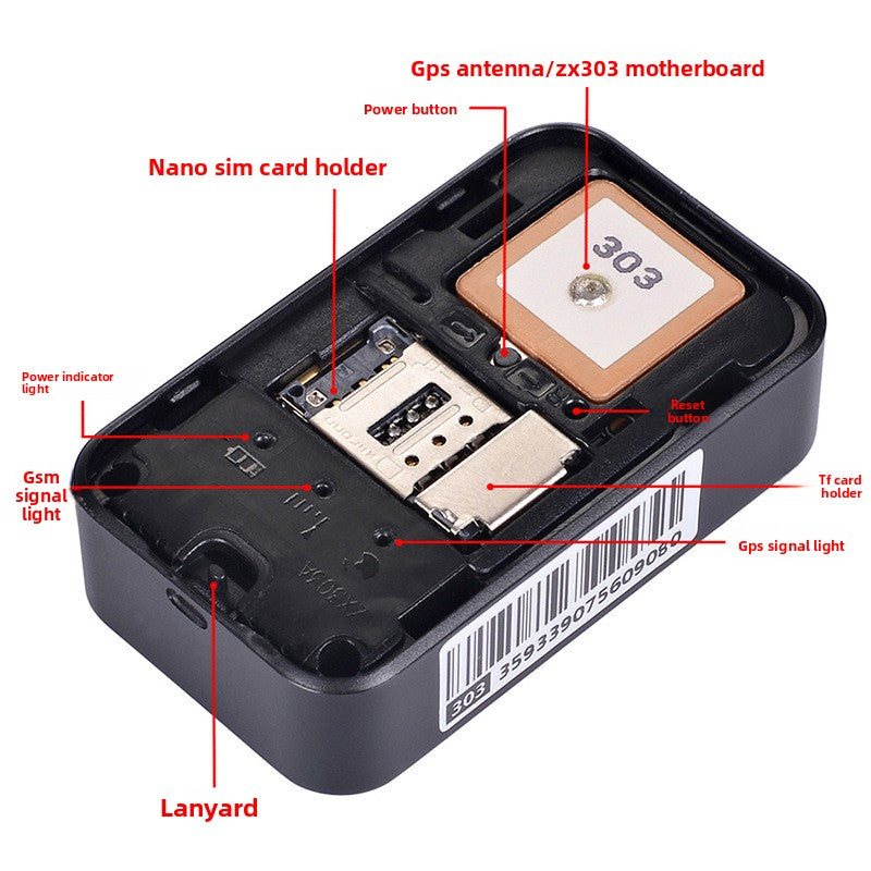 Wireless GPS Pet Locator Collar Tracker