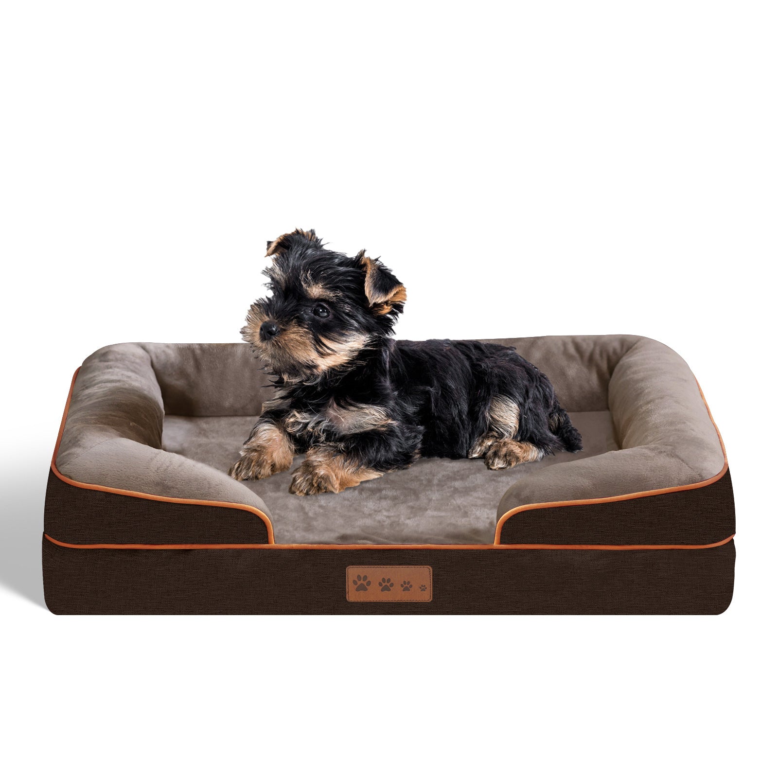 Removable Washable Memory Foam Pet Sofa Bed for Medium Large Dogs