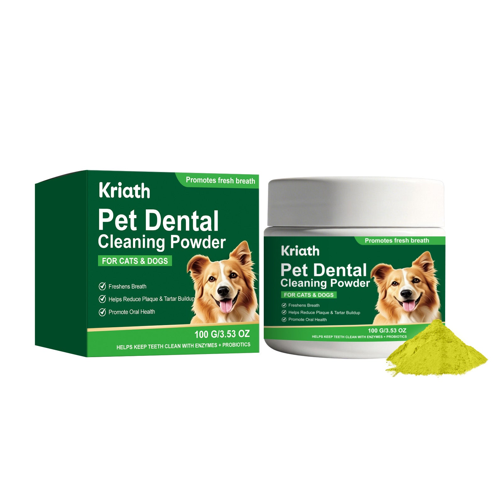 Pet Teeth Cleaning Powder for Cats and Dogs