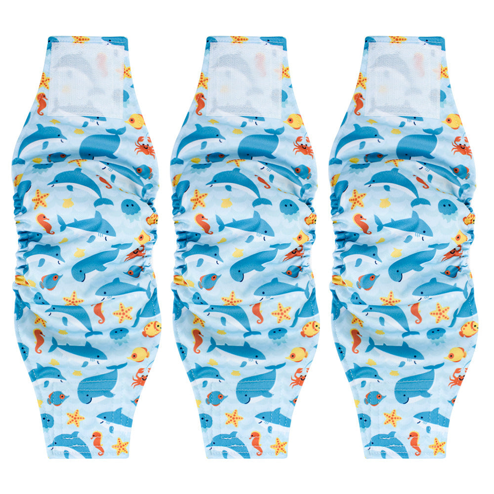 Washable Male Dog Diaper Leak-proof Absorbent Pet Clothing
