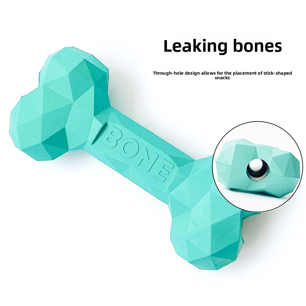Pet Food-Dispensing Bone Toys